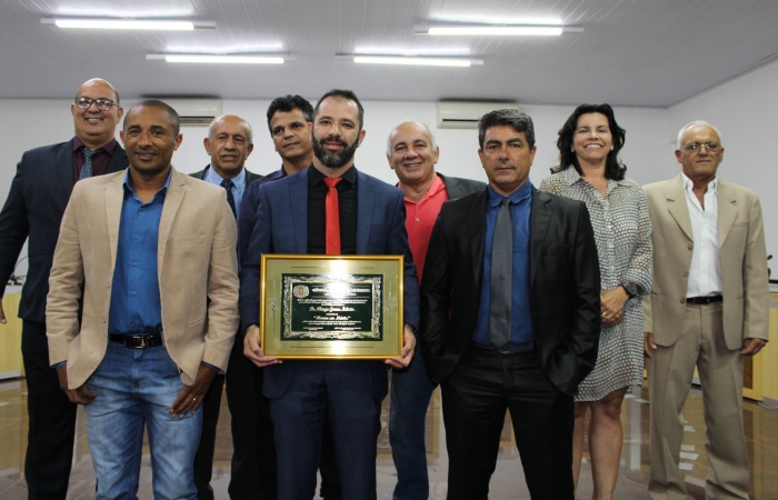 Entrega de Diploma de Honra ao Mérito ao Delegado, Dr. Thiago