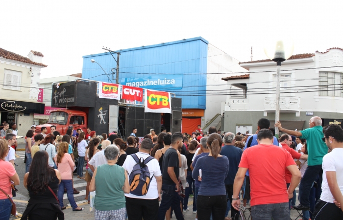 Manifestação contra a Reforma da Previdência
