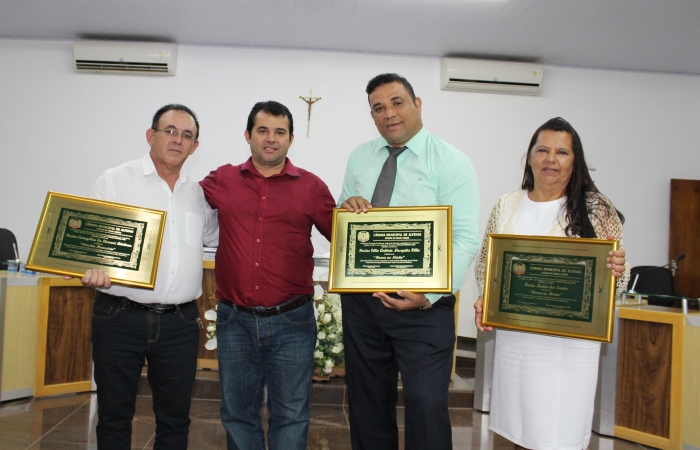 Cidadão Honorário e Honra ao Mérito: Pastor Aumauri, Pastor Célio e Maria Marta são homenageados