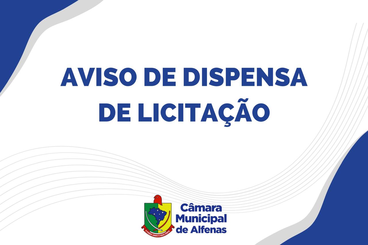 AVISO DE DISPENSA DE LICITAÇÃO