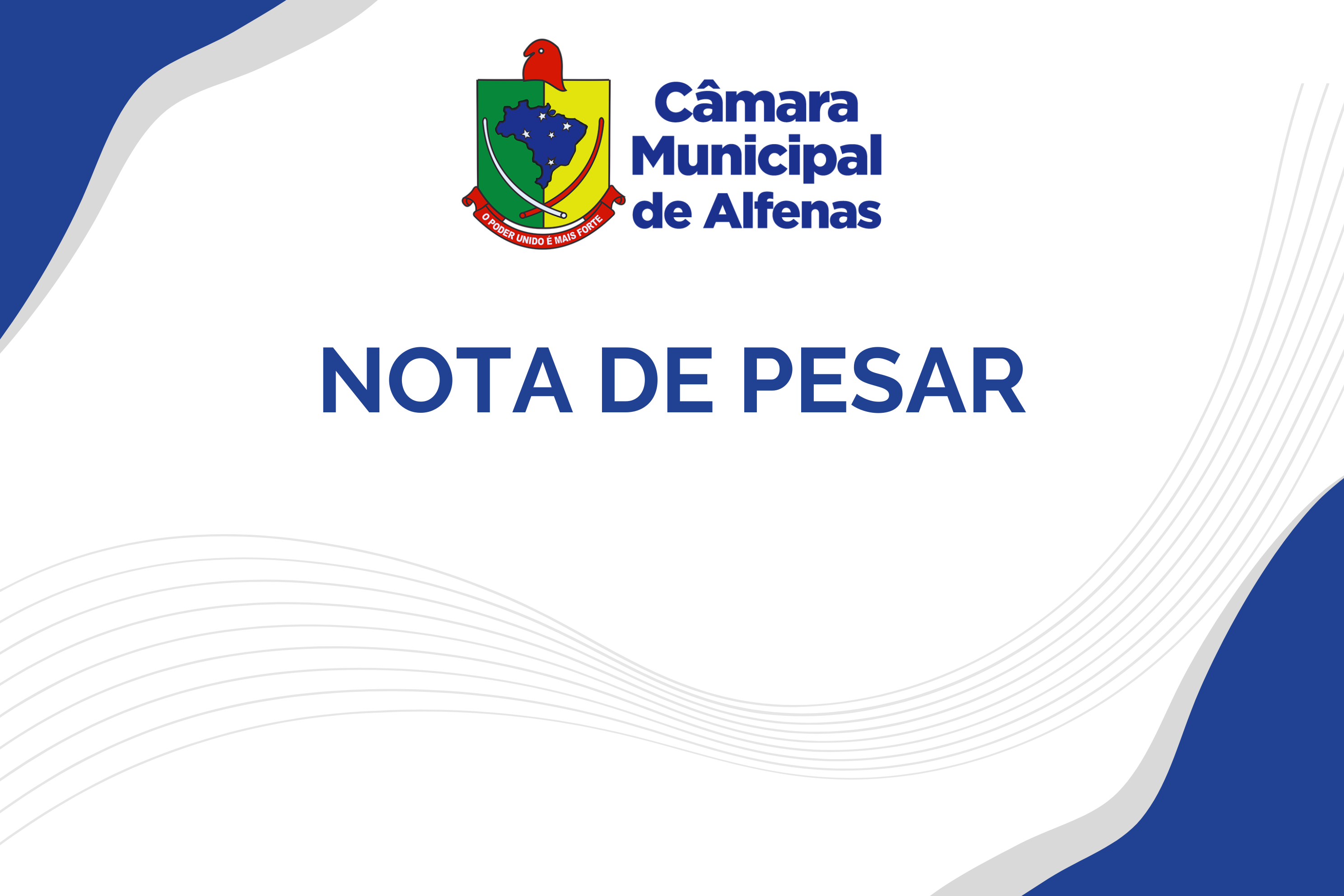 Em reconhecimento à sua trajetória e aos relevantes serviços prestados ao município, o Presidente da Câmara Municipal de Alfenas, por meio da Portaria nº 05/2026, decretou luto oficial de 3 dias no âm