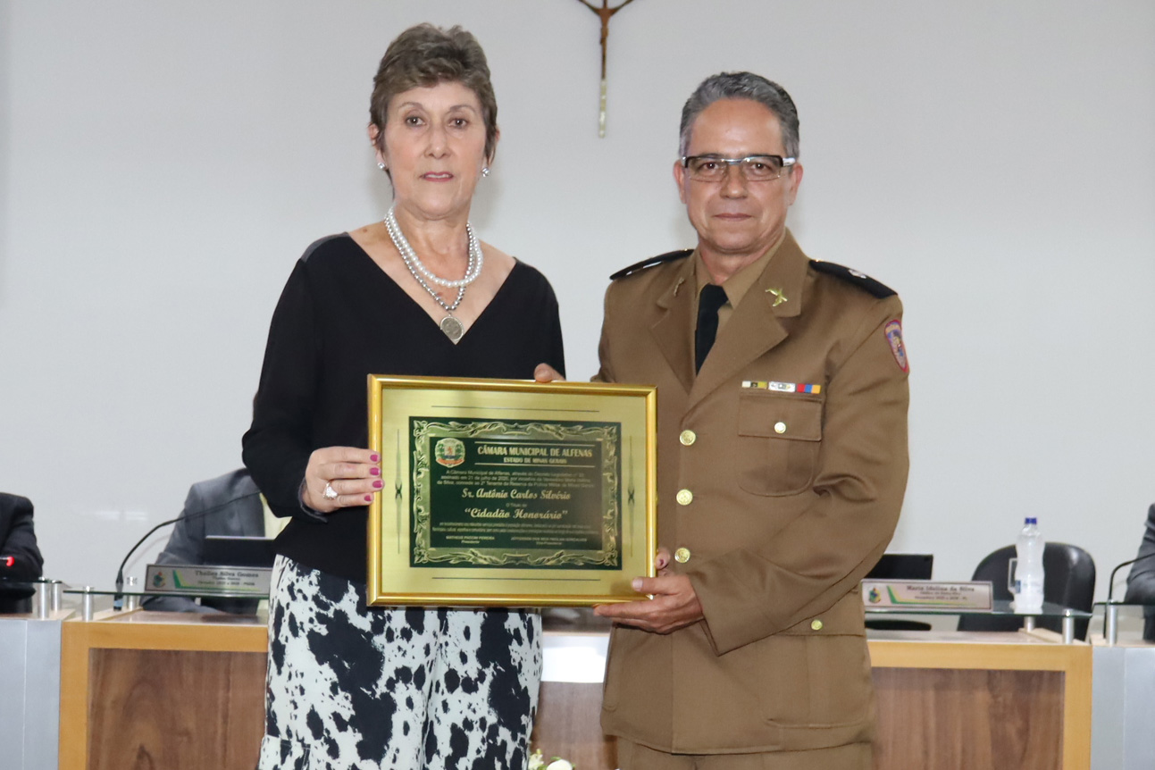 Antônio Carlos Silvério recebe Título de Cidadão Honorário
