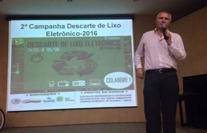 3ª Campanha de Descarte do Lixo Eletrônico em Alfenas