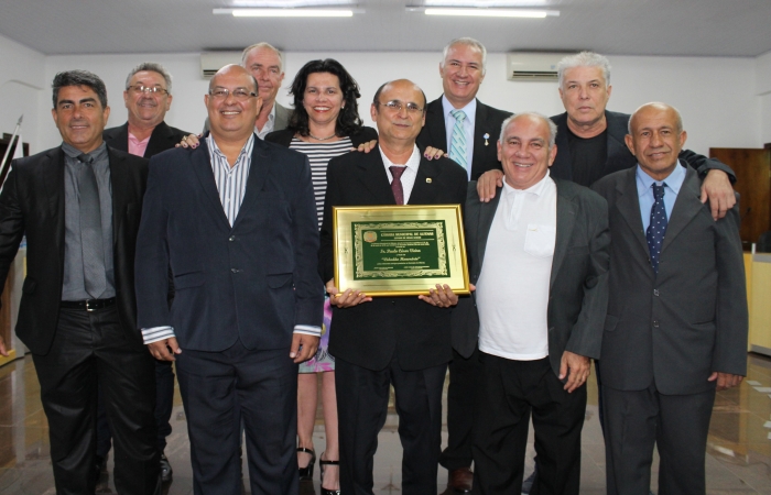 Paulo César recebe título de Cidadão Honorário
